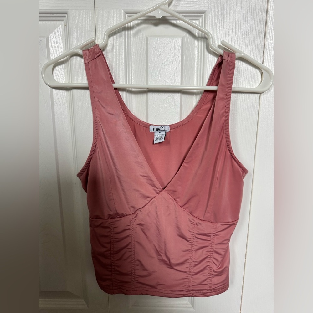 Rue21 Dusty Rose Sleeveless Blouse